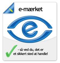 Webshop hos XLweb er typegodkendt af E-mærket Webshop hos XLweb er typegodkendt af E-mærket
